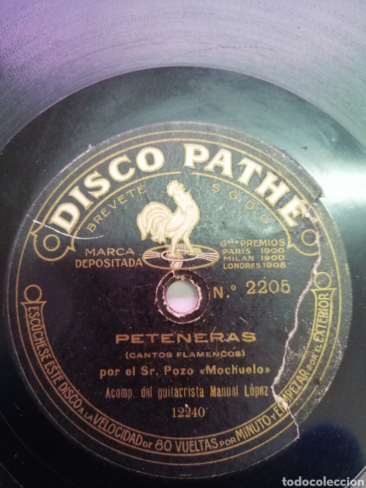Discos de pizarra: Disco pathe Tango de los serafines - Foto 2