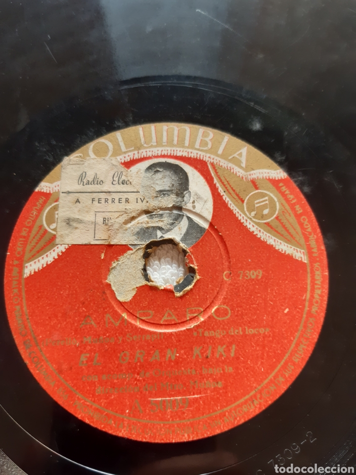 Discos de pizarra: Amparo el gran Kiki tabernero el gran Kiki - Foto 2