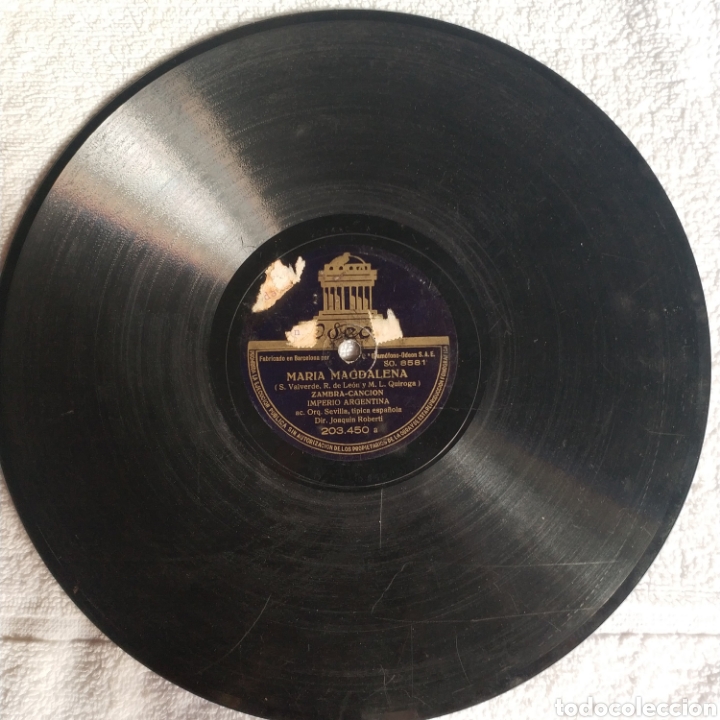 Discos de pizarra: ! Ay MariCruz! Y Mar&iacute;a Magdalena. - Foto 1