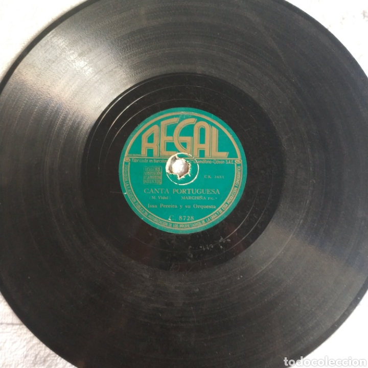 Discos de pizarra: Canta portuguesa y la chula marquesa - Foto 2