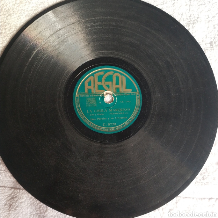 Discos de pizarra: Canta portuguesa y la chula marquesa - Foto 1