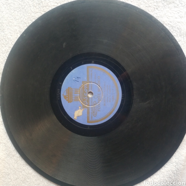 Discos de pizarra: Foxtrop ib&eacute;rico. Dado do ciume. Moreno xil&oacute;fono. - Foto 1