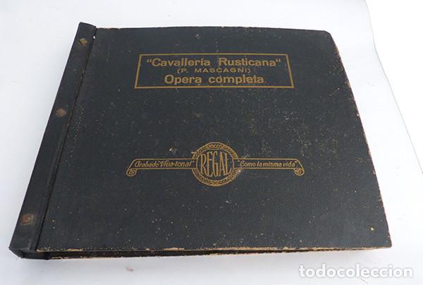 Discos de pizarra: &Aacute;lbum con la &oacute;pera completa Cavalleria Rusticana - Foto 1