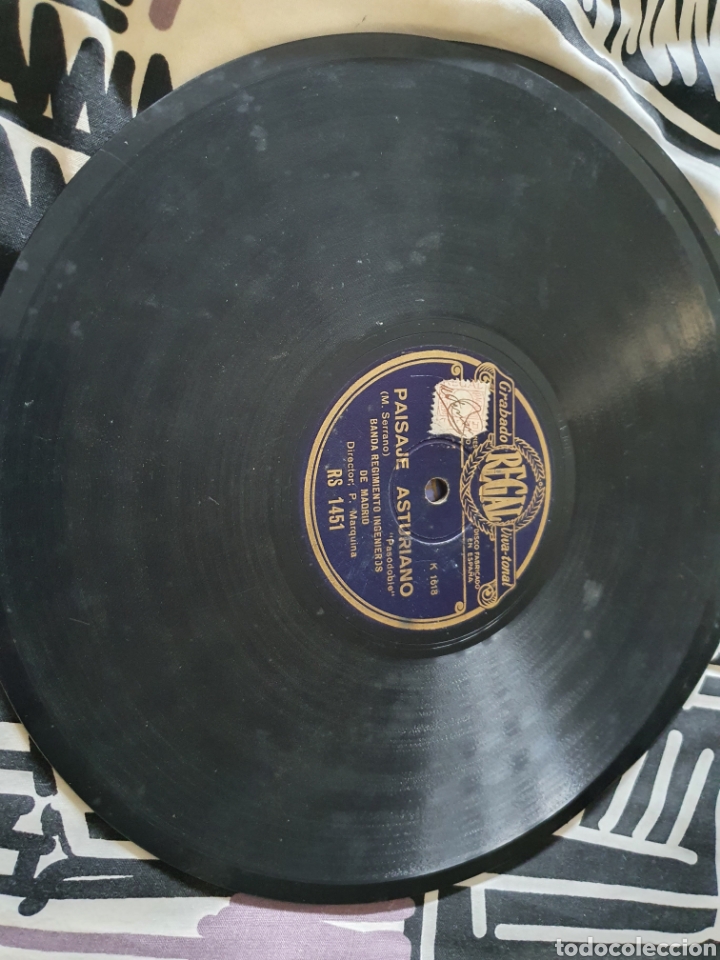 Discos de pizarra: Disco de pizarra tem&aacute;tica asturias - Foto 1