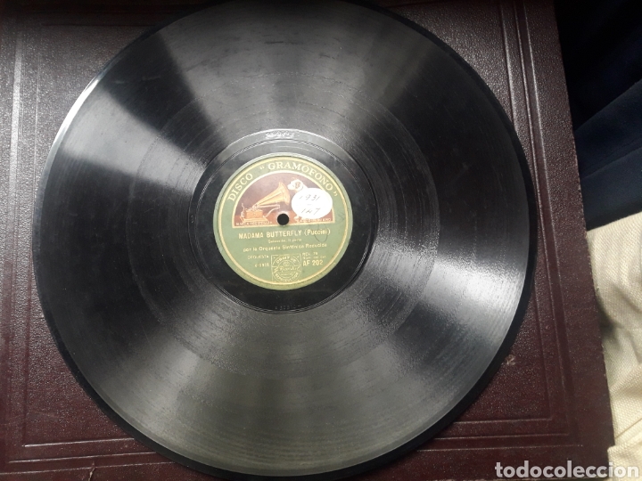 Discos de pizarra: MADAMA BUTTERFLY ORQUESTA SINFONICA REDUCIDA - DISCO PIZARRA - Foto 1