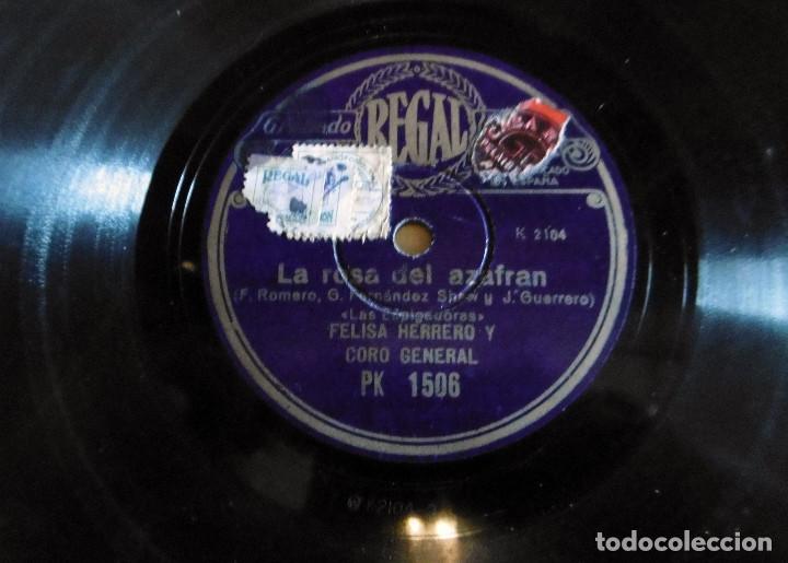 Discos de pizarra: LA ROSA DEL AZAFRAN PARTES 1 Y 2 - Foto 1
