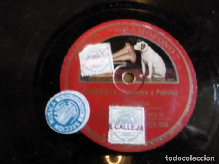 Discos de pizarra: EMIGRANTES-PRINCESITA - Foto 2