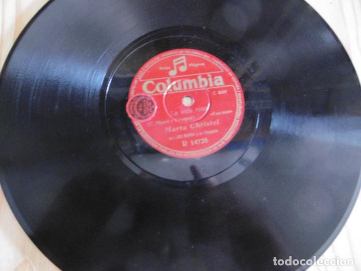 Discos de pizarra: MARTA CHRISTEL. LA VIDA - SOLA - Foto 1