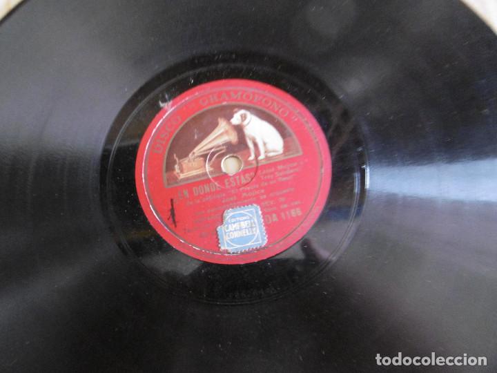 Discos de pizarra: DONDE ESTAS-ALGUNA VEZ - Foto 1
