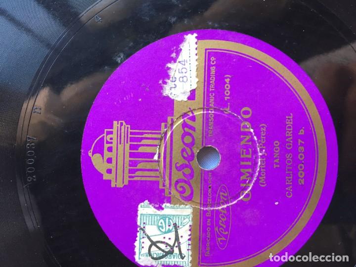 Discos de pizarra: CARLITOS GARDEL GIMIENDO - Foto 2