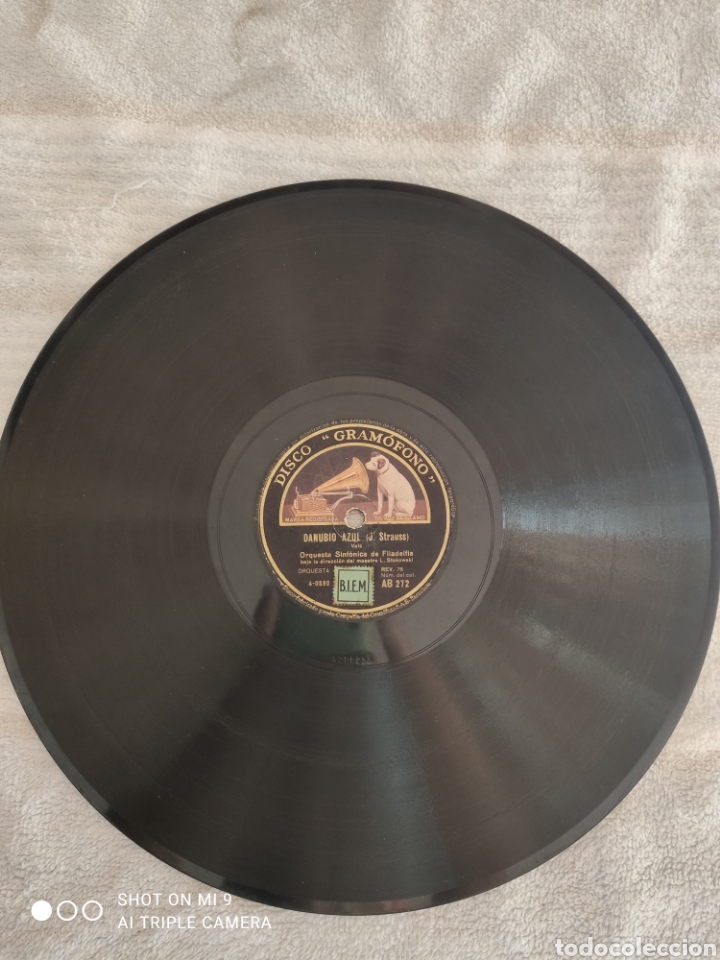 Discos de pizarra: Danubio Azul J Strauss - Foto 1