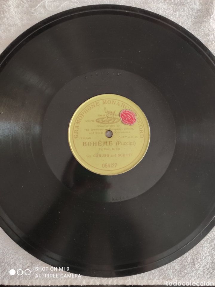 Discos de pizarra: Boheme Puccini a Mimi tu PIU - Foto 1