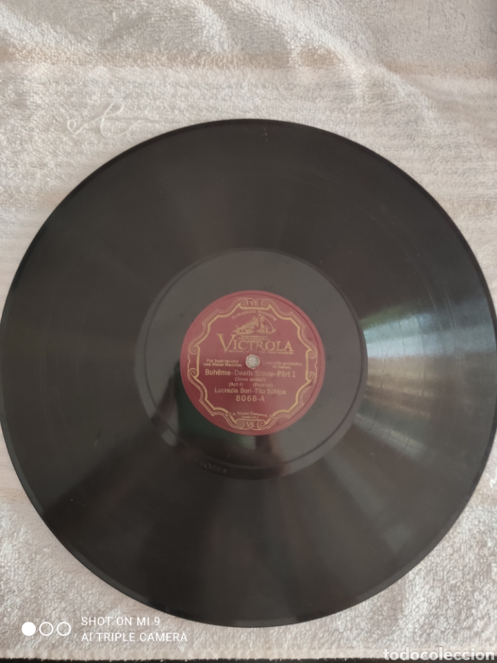 Discos de pizarra: Boheme Dead cent parte 1 y 2. Sono andati Oh Dio Mimi Puccini - Foto 1