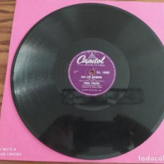 Discos de pizarra: FRANK SINATRA, LOOK TO YOUR HEART, LOVE AND MARRIAGE, DISCO DE PIZARRA 78 RPM. Lote 220195538