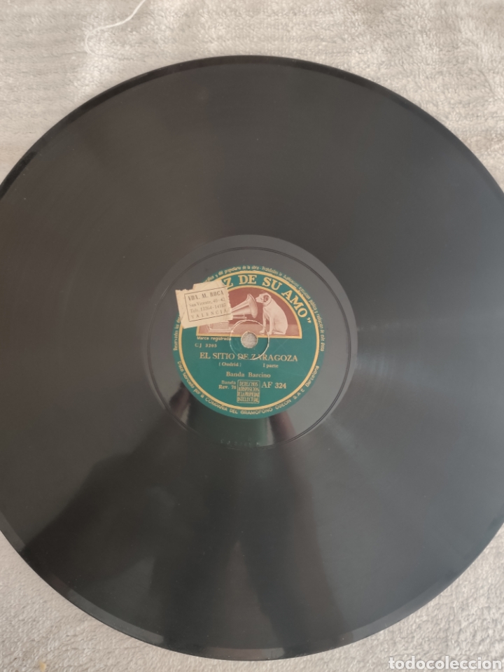 Discos de pizarra: El sitio de Zaragoza parte uno y dos banda Barcino - Foto 1