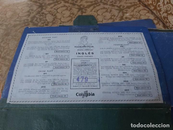 Discos de pizarra: CURSO LINGUAF&Oacute;NICO DE INGLES, I y II. ACADEMIA CCC. CON SUS LIBROS. - Foto 11