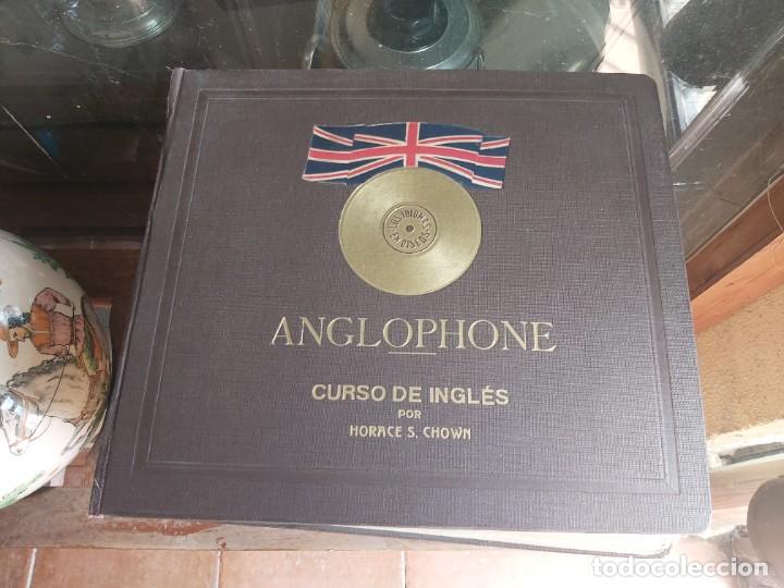 Discos de pizarra: ANGLOPHONE.CURSO DE INGL&Eacute;S. CHOWN. DISCOS DE PIZARRA. - Foto 1