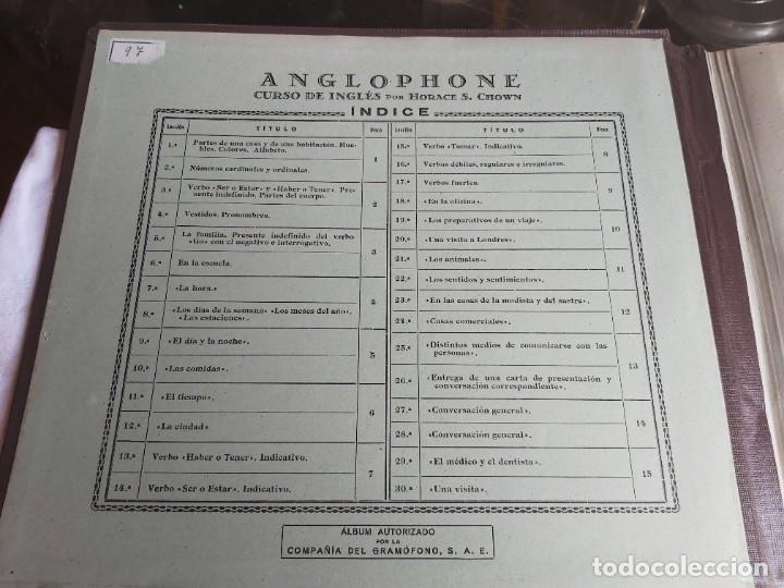 Discos de pizarra: ANGLOPHONE.CURSO DE INGL&Eacute;S. CHOWN. DISCOS DE PIZARRA. - Foto 2