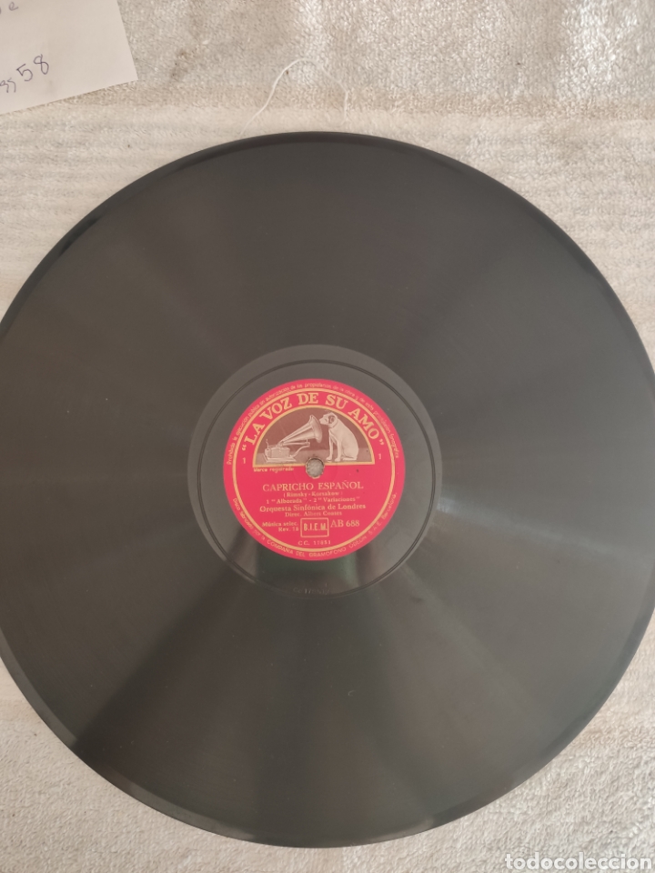 Discos de pizarra: Capricho espa&ntilde;ol 1 2 3 y 4 Orquesta Sinf&oacute;nica de Londres - Foto 1