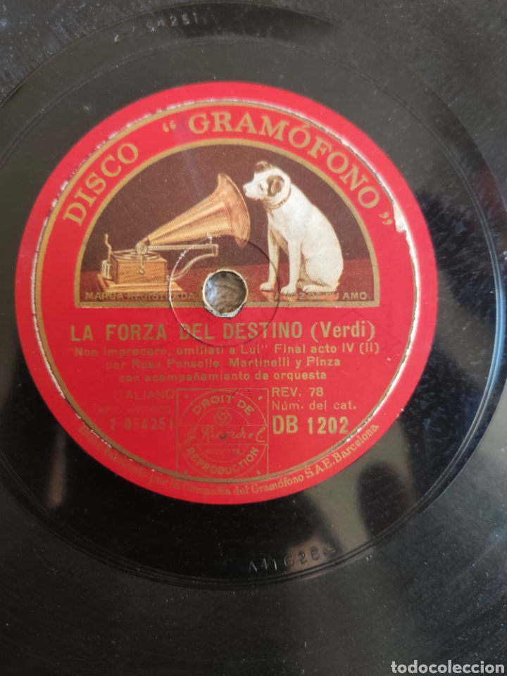 Discos de pizarra: La forza del destino Verdi final acto 4&ordm; 1&ordf; y 2&ordf; parte - Foto 2