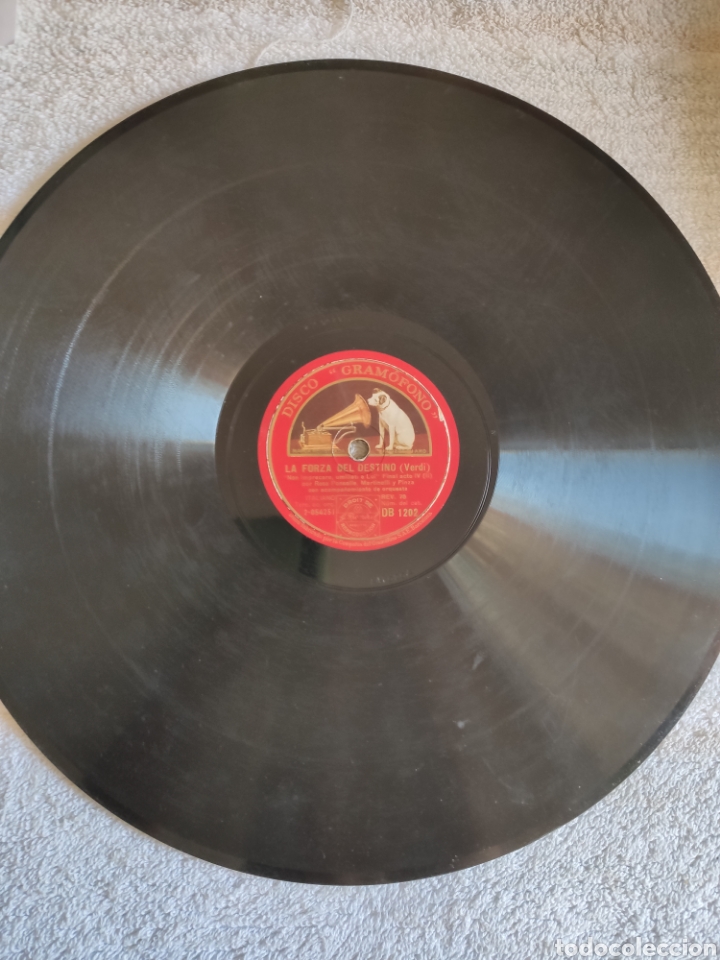 Discos de pizarra: La forza del destino Verdi final acto 4&ordm; 1&ordf; y 2&ordf; parte - Foto 1