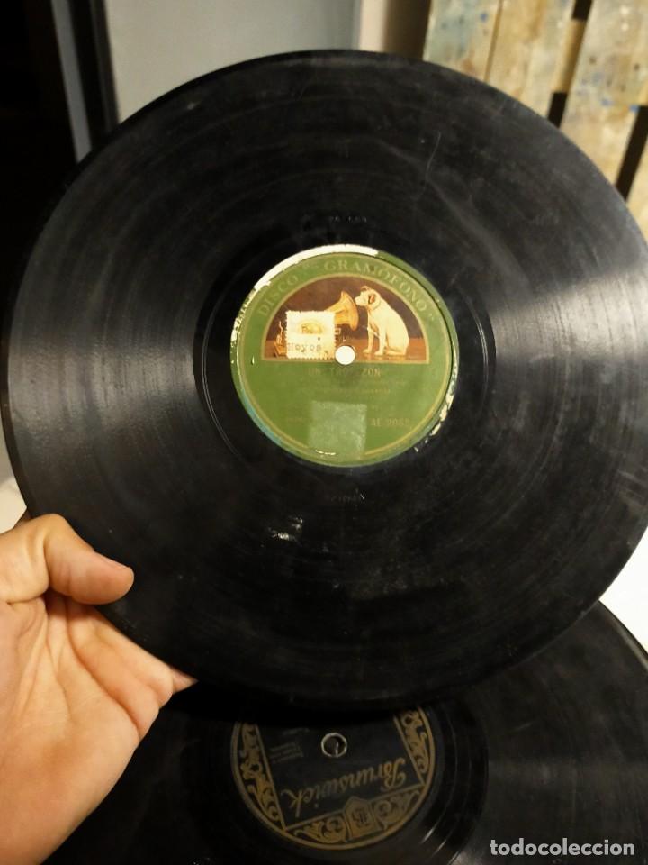 Discos de pizarra: Antiguo disco de gramofono pizarra - Foto 1