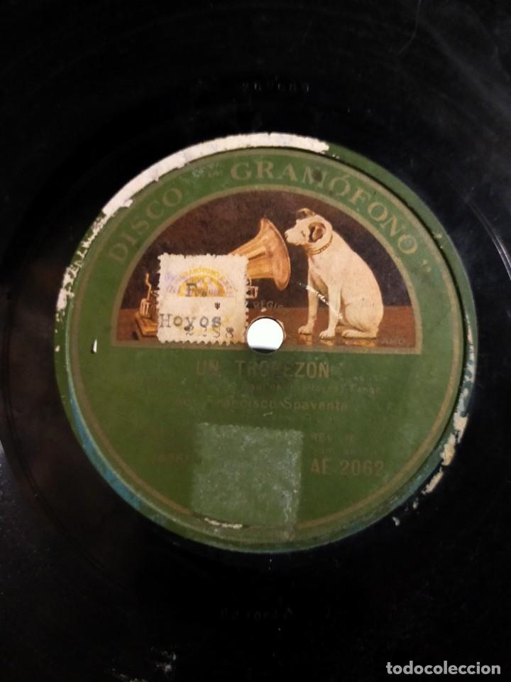 Discos de pizarra: Antiguo disco de gramofono pizarra - Foto 2