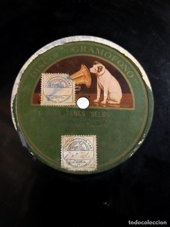 Discos de pizarra: Antiguo disco de gramofono pizarra - Foto 3