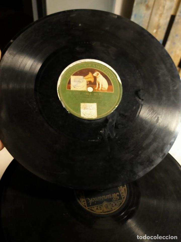 Discos de pizarra: Antiguo disco de gramofono pizarra - Foto 4
