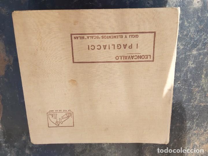 Discos de pizarra: PAGLIACCI. LEONCAVALLO. DISCOS DE PIZARRA. INCOMPLETA. - Foto 1