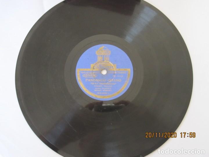 Discos de pizarra: DISCO PIZARRA MANUEL VALLEJO FANDANGO GITANO FANDANGO NUEVO - Foto 1