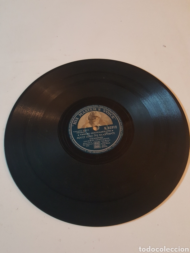 Discos de pizarra: Disco pizarra his master voice Tagore Centenary Chimmou chaterjee - Foto 1