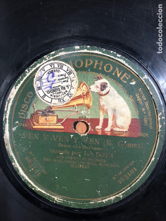 Discos de pizarra: Disco de pizarra la goya ven y ven y ven - Foto 1
