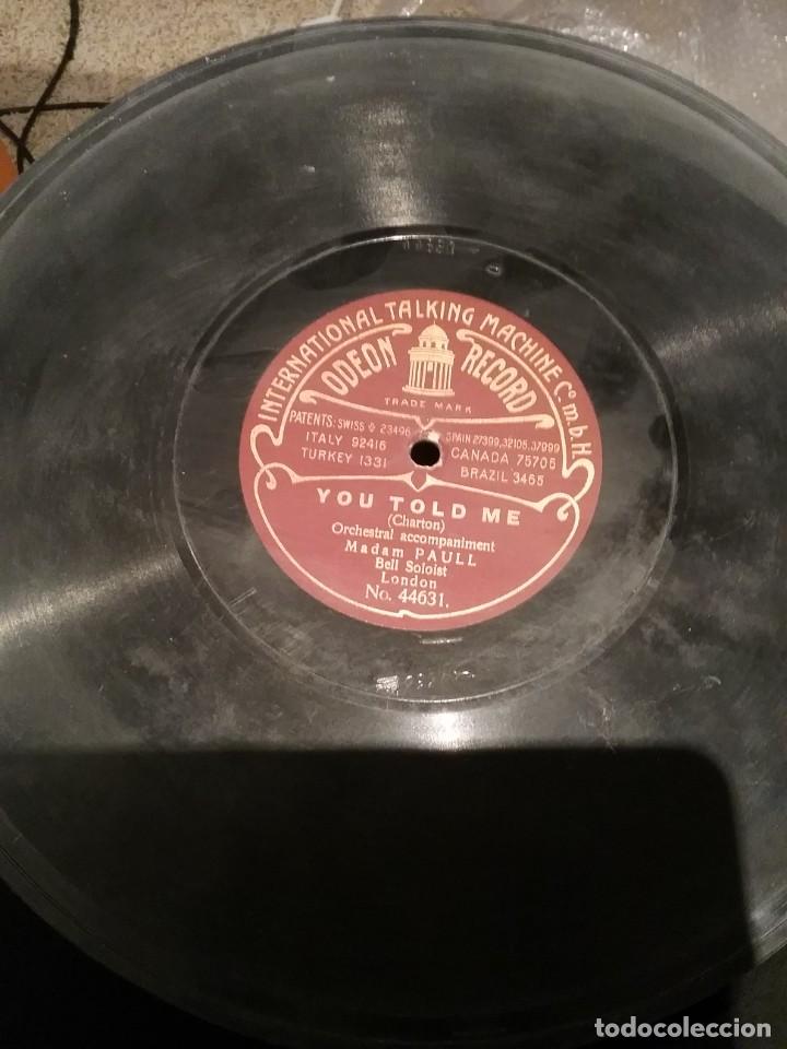 Discos de pizarra: DISCO DE PIZARRA. ODEON RECORD. - Foto 1