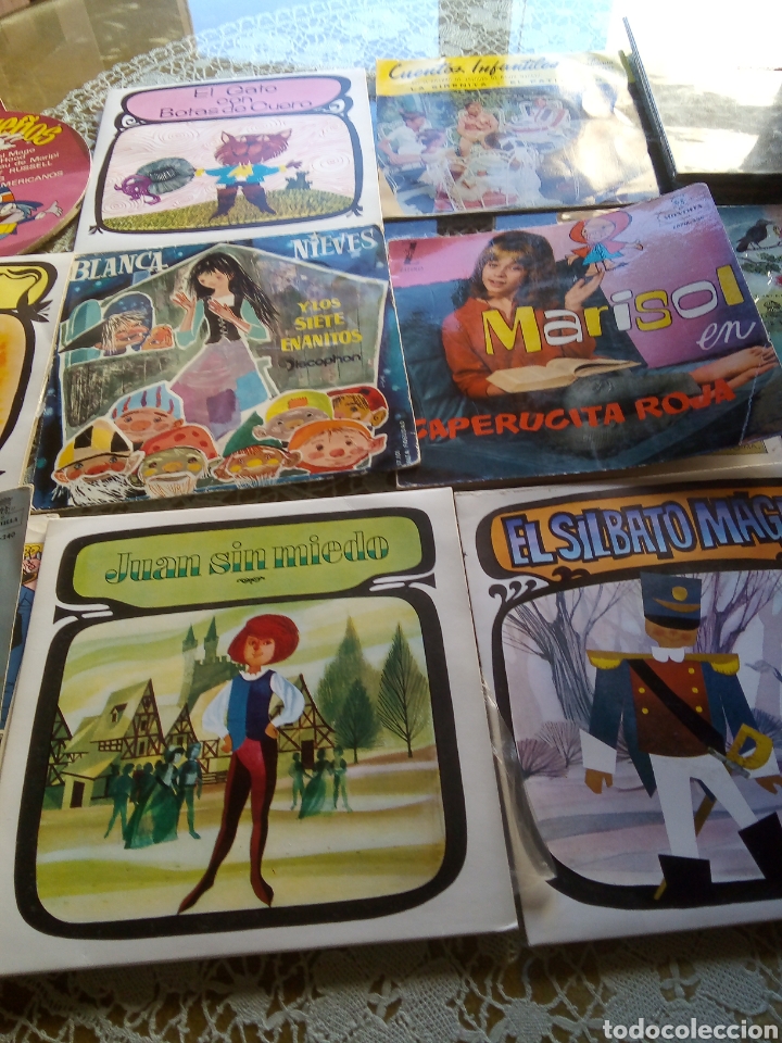 Discos de pizarra: Lote de 10 cuentos de los a&ntilde;os 50 - Foto 8