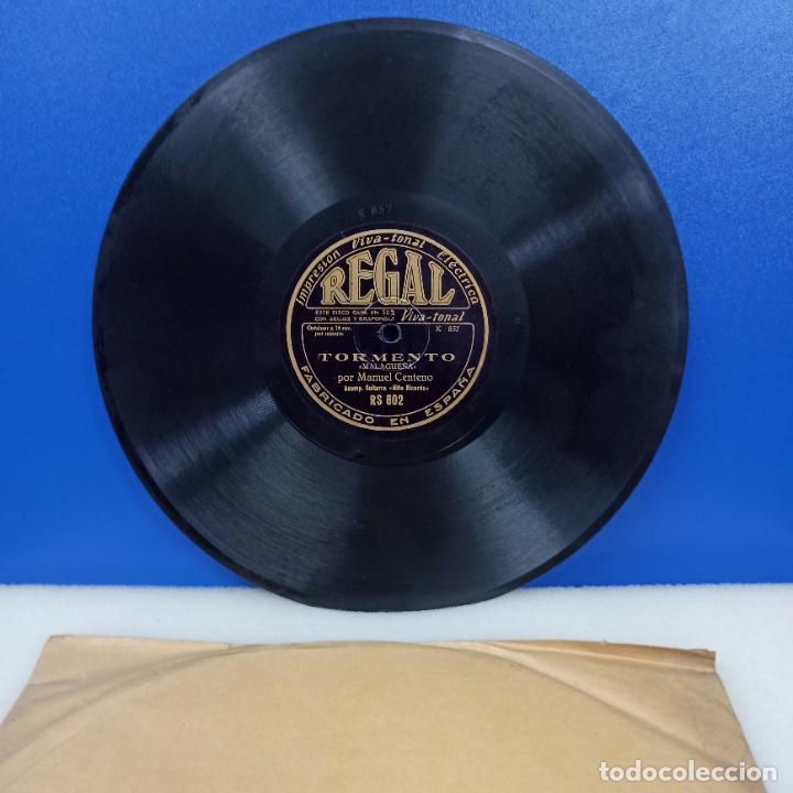 Discos de pizarra: ANTIGUO DISCO PIZARRA ANDA VE Y PREGUNTA + TORMENTO - Foto 2