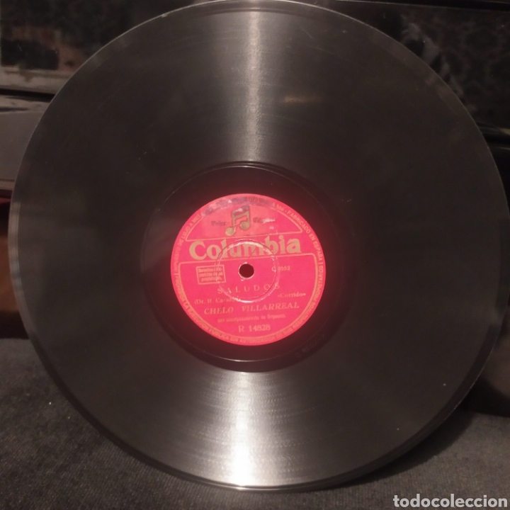 Discos de pizarra: Chelo Villarreal - El Abandonado / Saludos - Foto 2