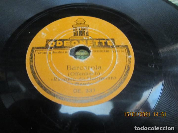 Discos de pizarra: VERDI - RIGOLETTO - SINGLE DE PIZARRA - ODEONETTE RECORDS - 6 PULGADAS - Foto 4
