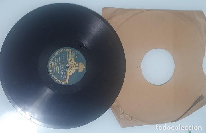 Discos de pizarra: Claro de luna - El d&iacute;a que me quieras - Foto 1