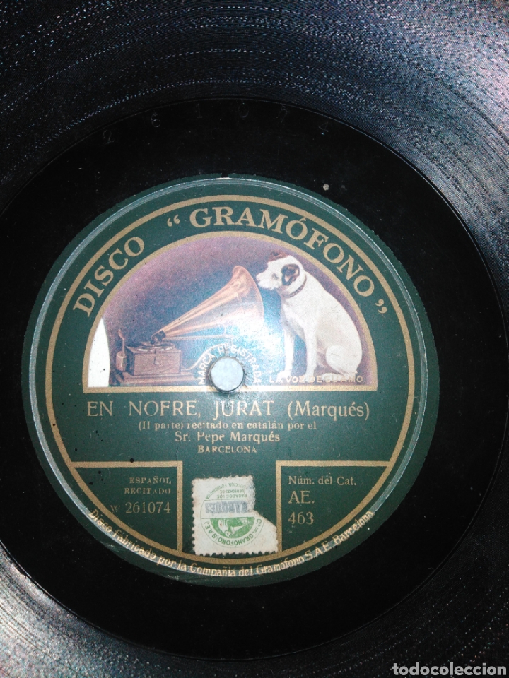 Discos de pizarra: Disco de Piedra. En Nofre, Jurat (MARQU&Eacute;S) - Foto 3