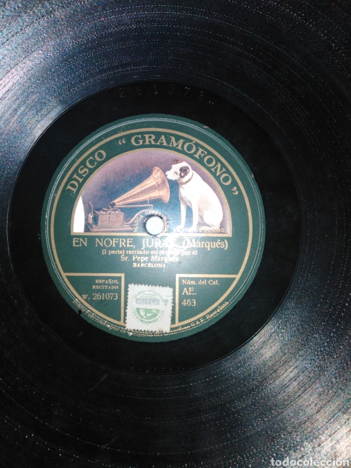 Discos de pizarra: Disco de Piedra. En Nofre, Jurat (MARQU&Eacute;S) - Foto 4