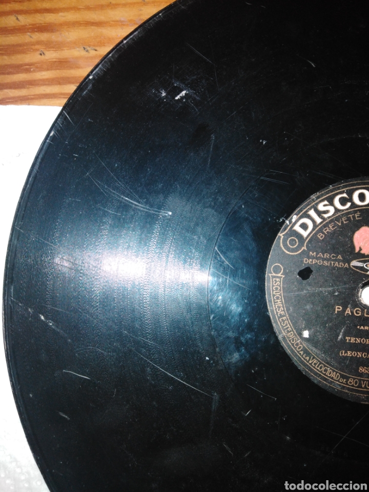 Discos de pizarra: Disco Piedra. Puccini. Pagliacci i Manon Lescaut - Foto 4