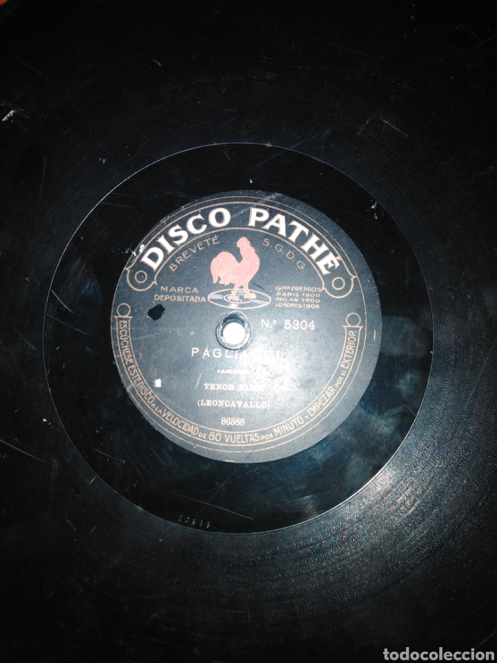 Discos de pizarra: Disco Piedra. Puccini. Pagliacci i Manon Lescaut - Foto 5
