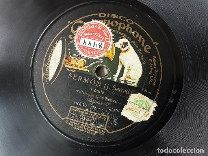 Discos de pizarra: SERM&Oacute;N (DE LES CADIRETES) J. SERRED, PARTES I Y II - Foto 2