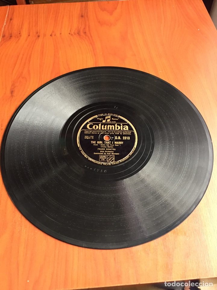 Discos de pizarra: Frank Sinatra oh, what a besutiful mornin - Foto 4