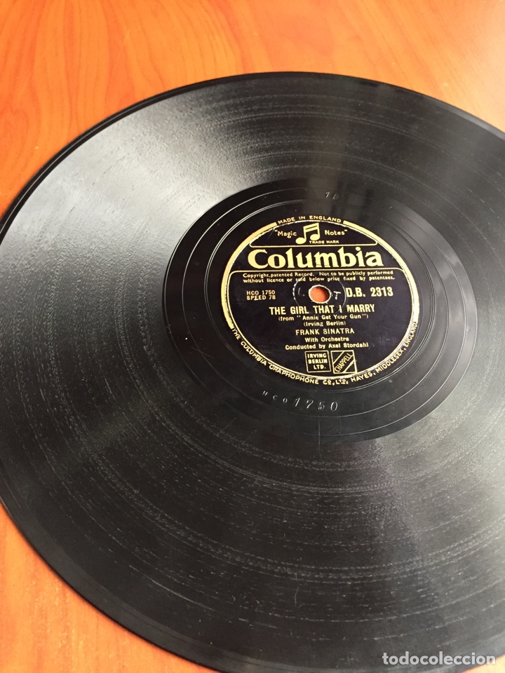 Discos de pizarra: Frank Sinatra oh, what a besutiful mornin - Foto 6