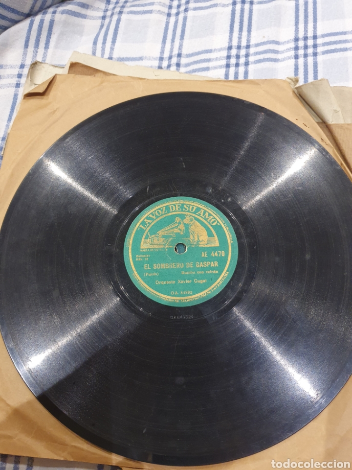 Discos de pizarra: Xavier Cugat disco de pizarra - Foto 2