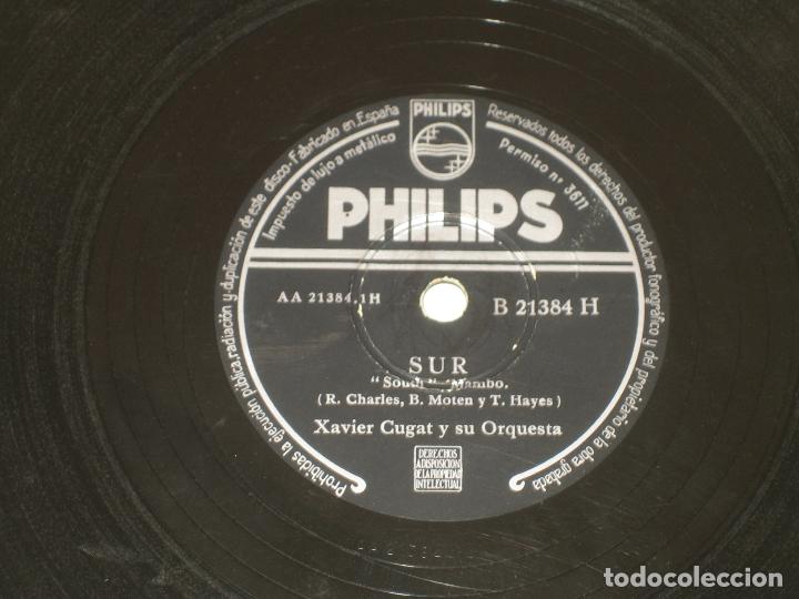 Discos de pizarra: XAVIER CUGAT - SUR , MAMBO AY, AY, AY - Foto 1