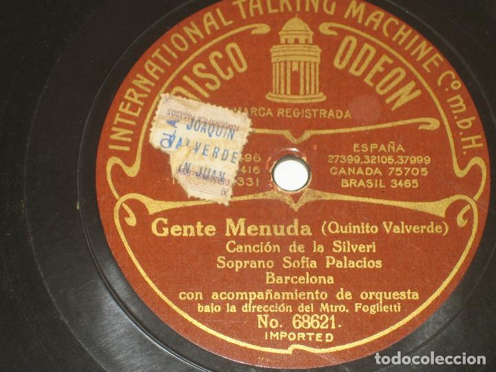 Discos de pizarra: GENTE MENUDA - SOFIA PALACIOS - Foto 1