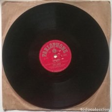 Discos de pizarra: DICK JAMES. ROBIN HOOD/ THE BALLAD OF DAVY CROCKETT. PARLOPHONE, UK 1956 PIZARRA 10'' 78 RPM